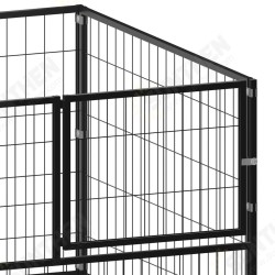 150790 Outdoor Dog Kennel Black 200x100x70 cm Steel House Cage Foldable Puppy Cats Sleep Metal Playpen Exercise Training Bedpan Pet Supplies 150790 Outdoor Dog Kennel Black 200x100x70 cm Steel House Cage Foldable Puppy Cats Sleep Metal Playpen Exercise Training Bedpan Pet Supplies