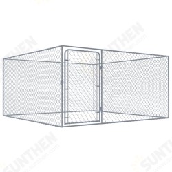 170819 Outdoor Dog Kennel Galvanised Steel 2x2x1 m House Cage Foldable Puppy Cats Sleep Metal Playpen Exercise Training Bedpan Pet Supplies 170819 Outdoor Dog Kennel Galvanised Steel 2x2x1 m House Cage Foldable Puppy Cats Sleep Metal Playpen Exercise Training Bedpan Pet Supplies