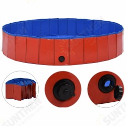 170824 Foldable Dog Swimming Pool Red 160x30 cm PVC Puppy Bath Collapsible Bathing for Cats Playing Kids Bathtub Pet Supplies 170824 Foldable Dog Swimming Pool Red 160x30 cm PVC Puppy Bath Collapsible Bathing for Cats Playing Kids Bathtub Pet Supplies