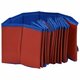 170824 Foldable Dog Swimming Pool Red 160x30 cm PVC Puppy Bath Collapsible Bathing for Cats Playing Kids Bathtub Pet Supplies