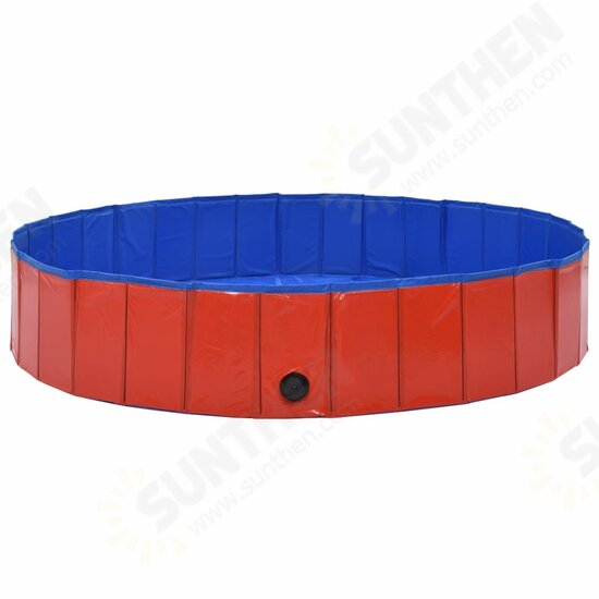 170824 Foldable Dog Swimming Pool Red 160x30 cm PVC Puppy Bath Collapsible Bathing for Cats Playing Kids Bathtub Pet Supplies 170824 Foldable Dog Swimming Pool Red 160x30 cm PVC Puppy Bath Collapsible Bathing for Cats Playing Kids Bathtub Pet Supplies