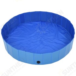 170827 Foldable Dog Swimming Pool Blue 160x30 cm PVC Puppy Bath Collapsible Bathing for Cats Playing Kids Bathtub Pet Supplies 170827 Foldable Dog Swimming Pool Blue 160x30 cm PVC Puppy Bath Collapsible Bathing for Cats Playing Kids Bathtub Pet Supplies