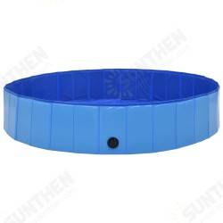 170827 Foldable Dog Swimming Pool Blue 160x30 cm PVC Puppy Bath Collapsible Bathing for Cats Playing Kids Bathtub Pet Supplies 170827 Foldable Dog Swimming Pool Blue 160x30 cm PVC Puppy Bath Collapsible Bathing for Cats Playing Kids Bathtub Pet Supplies