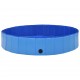 170827 Foldable Dog Swimming Pool Blue 160x30 cm PVC Puppy Bath Collapsible Bathing for Cats Playing Kids Bathtub Pet Supplies