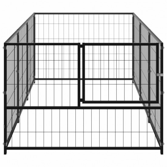 3082093 Outdoor Dog Kennel 3 m² House Cage Foldable Puppy Cats Sleep Metal Playpen Exercise Training Bedpan Pet Supplies