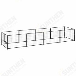 3082094 Outdoor Dog Kennel Black 4 m² House Cage Foldable Puppy Cats Sleep Metal Playpen Exercise Training Bedpan Pet Supplies 3082094 Outdoor Dog Kennel Black 4 m² House Cage Foldable Puppy Cats Sleep Metal Playpen Exercise Training Bedpan Pet Supplies