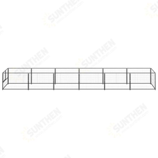 3082096 Outdoor Dog Kennel Black 6 m² House Cage Foldable Puppy Cats Sleep Metal Playpen Exercise Training Bedpan Pet Supplies 3082096 Outdoor Dog Kennel Black 6 m² House Cage Foldable Puppy Cats Sleep Metal Playpen Exercise Training Bedpan Pet Supplies