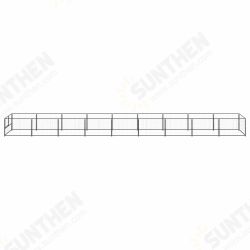 3082099 Outdoor Dog Kennel Black 9 m² House Cage Foldable Puppy Cats Sleep Metal Playpen Exercise Training Bedpan Pet Supplies 3082099 Outdoor Dog Kennel Black 9 m² House Cage Foldable Puppy Cats Sleep Metal Playpen Exercise Training Bedpan Pet Supplies