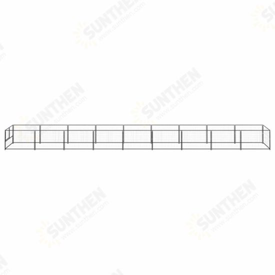 3082099 Outdoor Dog Kennel Black 9 m² House Cage Foldable Puppy Cats Sleep Metal Playpen Exercise Training Bedpan Pet Supplies 3082099 Outdoor Dog Kennel Black 9 m² House Cage Foldable Puppy Cats Sleep Metal Playpen Exercise Training Bedpan Pet Supplies