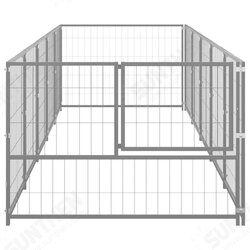 3082103 Outdoor Dog Kennel Silver 5 m² Steel House Cage Foldable Puppy Cats Sleep Metal Playpen Exercise Training Bedpan Pet Supplies 3082103 Outdoor Dog Kennel Silver 5 m² Steel House Cage Foldable Puppy Cats Sleep Metal Playpen Exercise Training Bedpan Pet Supplies