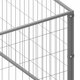 3082103 Outdoor Dog Kennel Silver 5 m² Steel House Cage Foldable Puppy Cats Sleep Metal Playpen Exercise Training Bedpan Pet Supplies 3082103 Outdoor Dog Kennel Silver 5 m² Steel House Cage Foldable Puppy Cats Sleep Metal Playpen Exercise Training Bedpan Pet Supplies