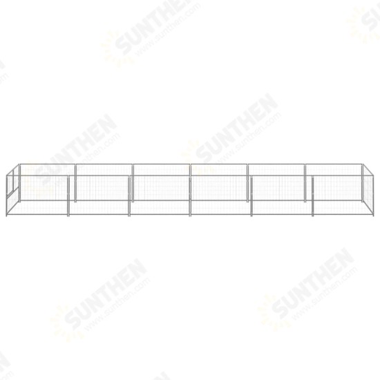 3082104 Outdoor Dog Kennel Silver 6 m² Steel House Cage Foldable Puppy Cats Sleep Metal Playpen Exercise Training Bedpan Pet Supplies 3082104 Outdoor Dog Kennel Silver 6 m² Steel House Cage Foldable Puppy Cats Sleep Metal Playpen Exercise Training Bedpan Pet Supplies