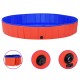 92600 Foldable Dog Swimming Pool Red 200x30 cm PVC Puppy Bath Collapsible Bathing for Cats Playing Kids Bathtub Pet Supplies