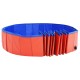 92600 Foldable Dog Swimming Pool Red 200x30 cm PVC Puppy Bath Collapsible Bathing for Cats Playing Kids Bathtub Pet Supplies