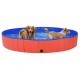 92600 Foldable Dog Swimming Pool Red 200x30 cm PVC Puppy Bath Collapsible Bathing for Cats Playing Kids Bathtub Pet Supplies