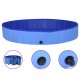 92602 Foldable Dog Swimming Pool Blue 200x30 cm PVC Puppy Bath Collapsible Bathing for Cats Playing Kids Bathtub Pet Supplies