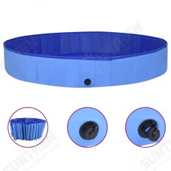 92603 Foldable Dog Swimming Pool Blue 300x40 cm PVC Puppy Bath Collapsible Bathing for Cats Playing Kids Bathtub Pet Supplies 92603 Foldable Dog Swimming Pool Blue 300x40 cm PVC Puppy Bath Collapsible Bathing for Cats Playing Kids Bathtub Pet Supplies