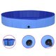 92603 Foldable Dog Swimming Pool Blue 300x40 cm PVC Puppy Bath Collapsible Bathing for Cats Playing Kids Bathtub Pet Supplies