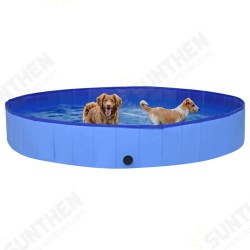 92603 Foldable Dog Swimming Pool Blue 300x40 cm PVC Puppy Bath Collapsible Bathing for Cats Playing Kids Bathtub Pet Supplies 92603 Foldable Dog Swimming Pool Blue 300x40 cm PVC Puppy Bath Collapsible Bathing for Cats Playing Kids Bathtub Pet Supplies