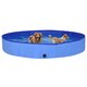 92603 Foldable Dog Swimming Pool Blue 300x40 cm PVC Puppy Bath Collapsible Bathing for Cats Playing Kids Bathtub Pet Supplies