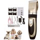 Electric Low-noise Pet Dog Cat Animal Hair Trimmer Grooming Clipper Comb Kit