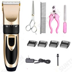 Electric Low-noise Pet Dog Cat Animal Hair Trimmer Grooming Clipper Comb Kit Electric Low-noise Pet Dog Cat Animal Hair Trimmer Grooming Clipper Comb Kit