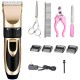 Electric Low-noise Pet Dog Cat Animal Hair Trimmer Grooming Clipper Comb Kit