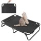 Elevated Pet Bed Dog Cat Cooling Lounger Folding Breathable Mesh Mat Foldable Removable