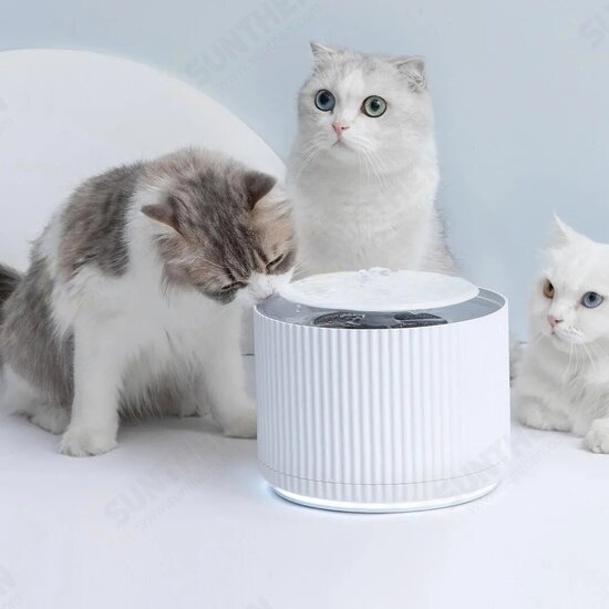 Smart Cat Pet Water Dispenser Water Purifier 5 Layer Filter 360 Degree Open Drinking Tray Pet Drinking Fountain From pet smart feeder