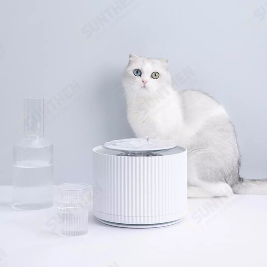 Smart Cat Pet Water Dispenser Water Purifier 5 Layer Filter 360 Degree Open Drinking Tray Pet Drinking Fountain From pet smart feeder