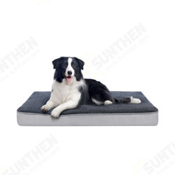 Orthopaedic Dog Pad m 74 * 46 * 7.5cm, Detachable Dog Basket, Washable Non Slip Dog and Cat Bed, Orthopaedic Dog Pad, Gray Foam Filled Dog Toy Mat Orthopaedic Dog Pad m 74 * 46 * 7.5cm, Detachable Dog Basket, Washable Non Slip Dog and Cat Bed, Orthopaedic Dog Pad, Gray Foam Filled Dog Toy Mat