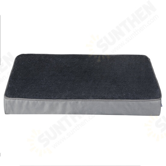 Orthopaedic Dog Pad m 74 * 46 * 7.5cm, Detachable Dog Basket, Washable Non Slip Dog and Cat Bed, Orthopaedic Dog Pad, Gray Foam Filled Dog Toy Mat