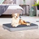 Orthopaedic Dog Pad m 74 * 46 * 7.5cm, Detachable Dog Basket, Washable Non Slip Dog and Cat Bed, Orthopaedic Dog Pad, Gray Foam Filled Dog Toy Mat