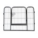 High Quality Wholesale Cheap Best Large Indoor Metal Puppy Dog Run Fence Iron Pet Dog Door Playpen