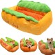 Hot Dog Shape Pet Mattress Puppy Cat Soft And Dirty Pet Bed S LSize