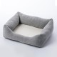 JJ-PE0024 Pet Mat Dog Bed Washable Cotton Linen Material for Small Medium Dogs Supplies Teddy From