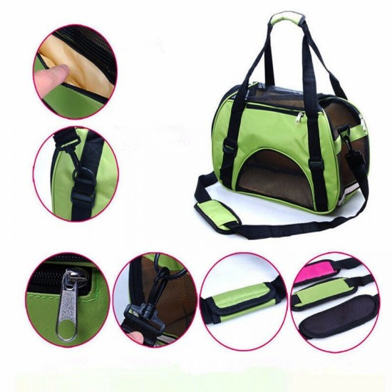 Cat Carrier Soft-Sided Pet Travel Carrier for Cats,Dogs Puppy Comfort Portable Foldable Pets Bag Portable