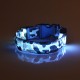 L Pet Dog LED Collar Nylon Safety Light Up Flashing Collar L Pet Dog LED Collar Nylon Safety Light Up Flashing Collar