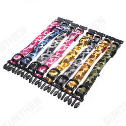 L Pet Dog LED Collar Nylon Safety Light Up Flashing Collar L Pet Dog LED Collar Nylon Safety Light Up Flashing Collar