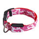 L Pet Dog LED Collar Nylon Safety Light Up Flashing Collar L Pet Dog LED Collar Nylon Safety Light Up Flashing Collar