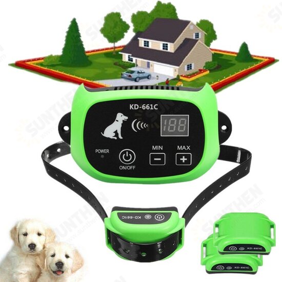 LCD Electric Remote Shock Pet Dog Vibration Training Collar Anti Bark LCD Electric Remote Shock Pet Dog Vibration Training Collar Anti Bark