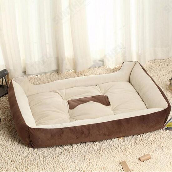 Large Pet Dog Warm Bed Puppy Cat Soft Fleece Cozy Mat Pad Kennel Cushion Pet Mat