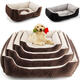 Large Pet Dog Warm Bed Puppy Cat Soft Fleece Cozy Mat Pad Kennel Cushion Pet Mat