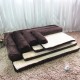 Luxury Corduroy Bolster Pet Dog Sofa Bed Puppy Fleece Bed Mat for Large Dog Pet Bed Luxury Corduroy Bolster Pet Dog Sofa Bed Puppy Fleece Bed Mat for Large Dog Pet Bed
