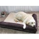 Luxury Corduroy Bolster Pet Dog Sofa Bed Puppy Fleece Bed Mat for Large Dog Pet Bed