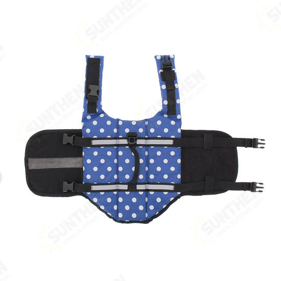 M Pet Aquatic Reflective Preserver Float Vest Dog Cat Saver Life Jacket New M Pet Aquatic Reflective Preserver Float Vest Dog Cat Saver Life Jacket New