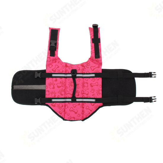 M Pet Aquatic Reflective Preserver Float Vest Dog Cat Saver Life Jacket New M Pet Aquatic Reflective Preserver Float Vest Dog Cat Saver Life Jacket New