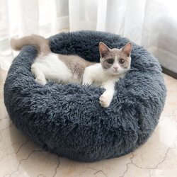 Multicolor Cat/Dog Pet Bed Super Soft Warm Round Depth Super Cute Kennel Multicolor Cat/Dog Pet Bed Super Soft Warm Round Depth Super Cute Kennel