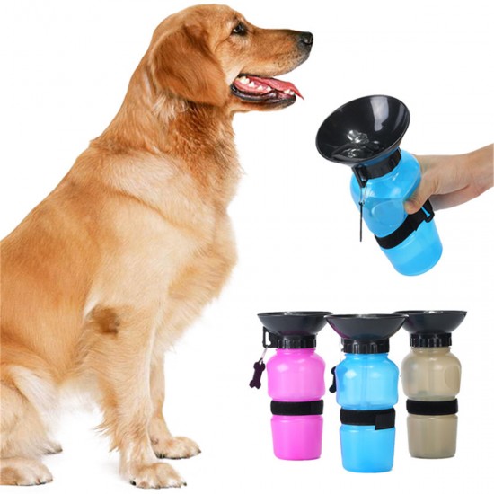 New Pet Travel Mug Water Bowl Bottle Cat Dog Outdoor Walking Hiking Water Kettle