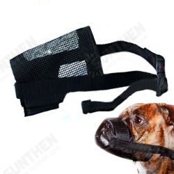 Nylon Fabric Adjustable Mesh Anti Bark Bite Pet Mouth Muzzle Nylon Fabric Adjustable Mesh Anti Bark Bite Pet Mouth Muzzle